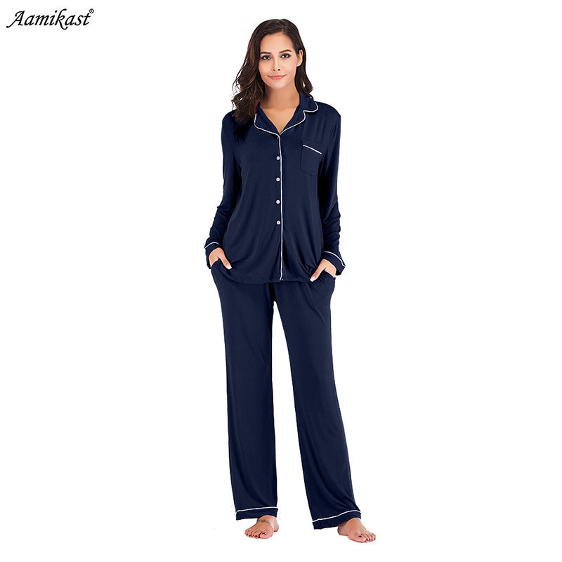 Women Long Sleeves Winter Pajamas