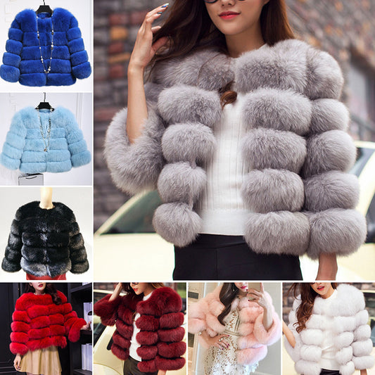Fashion Faux Fur Short Coat for Women