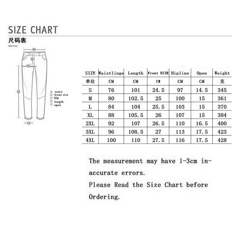 Casual Side Pockets Men Jeans