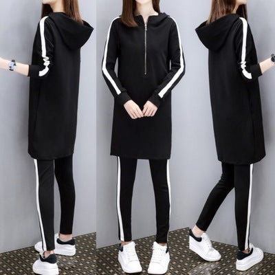 Fashion Casual Plus Sizes Zippered Women Suits