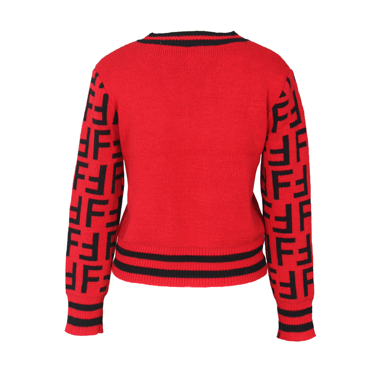 Fashion Letter F Design Knitted Sweaters