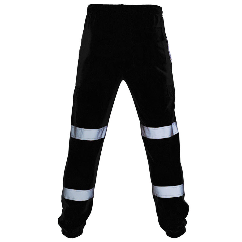 Fashion Silver Reflective Uniform Pants