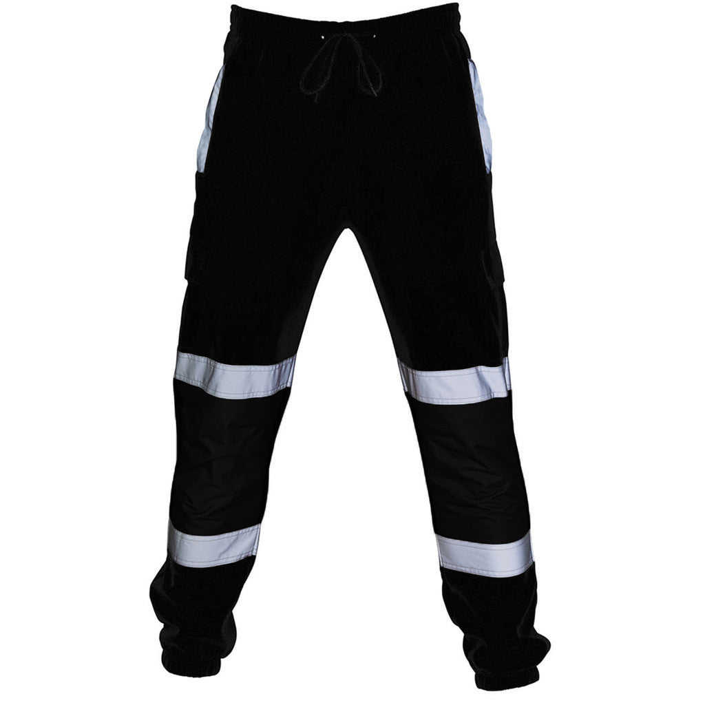 Fashion Silver Reflective Uniform Pants