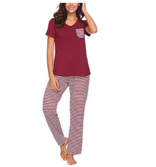 Casual Comfortable Women Two Pieces Sleepwear