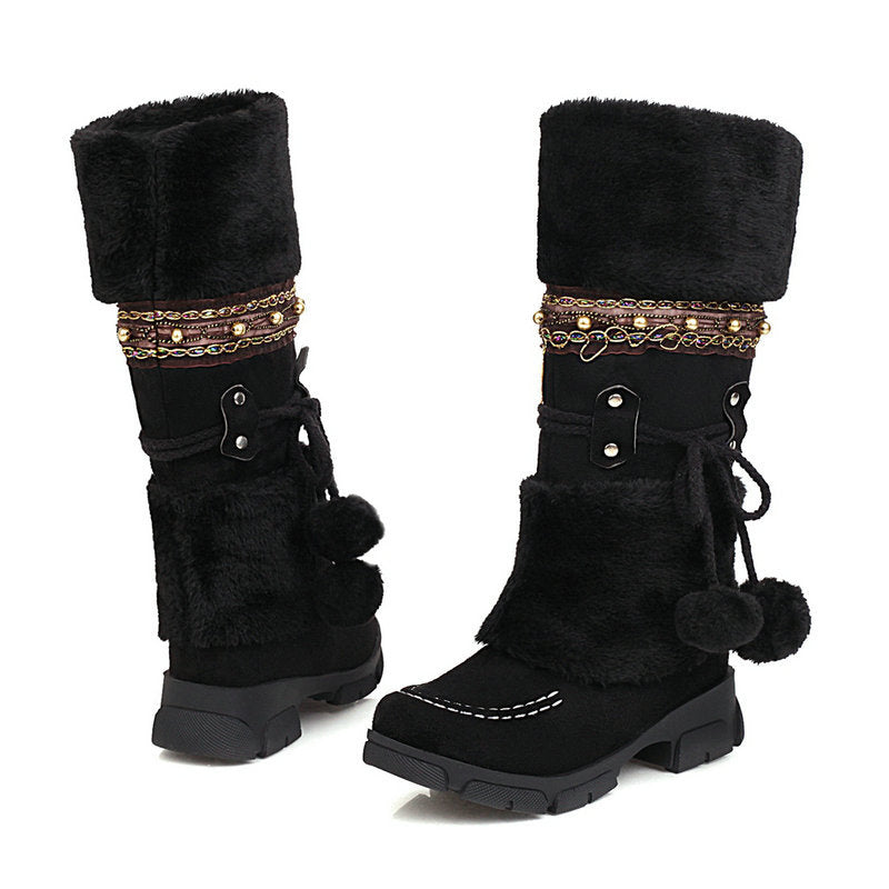 Vintage Winter Warm Snow Boots for Women