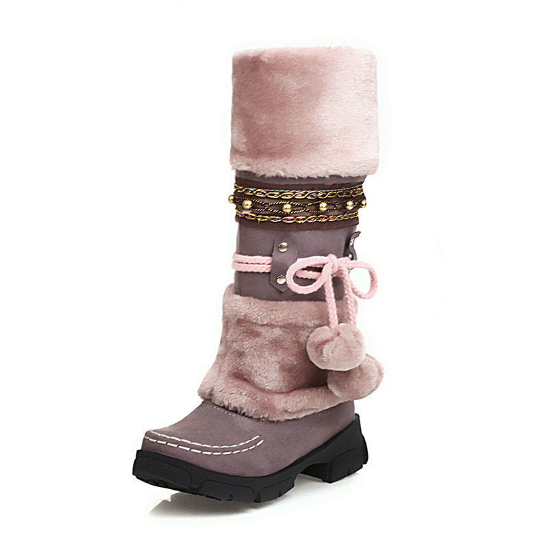 Vintage Winter Warm Snow Boots for Women