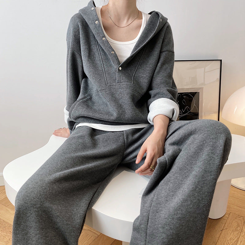 Fashion Women Hoodies and Pants Sports Suits