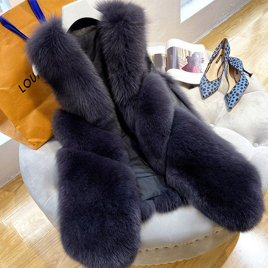 Fashion Artificial Fox Fur Winter Vest for Women