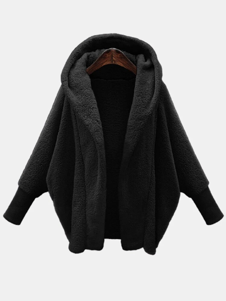 Fashion Velvet Batwing Style Hoodies for Women