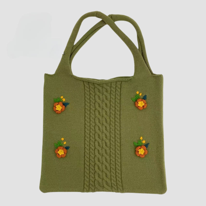 Women Handmade Crochet Knitted Shopping Bags