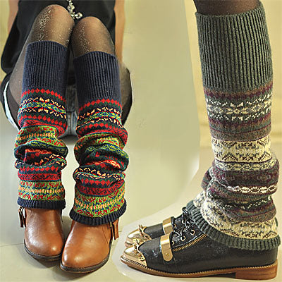 Winter Warm Knitted Knee Length Socks