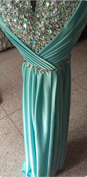 Elegant Halter Sleeveless Evening Dresses