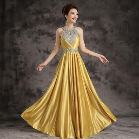 Elegant Sleeveless Long Evening Dresses