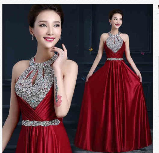 Elegant Sleeveless Long Evening Dresses