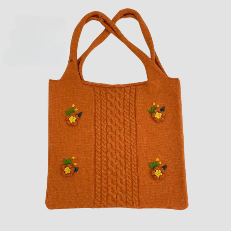 Women Handmade Crochet Knitted Shopping Bags