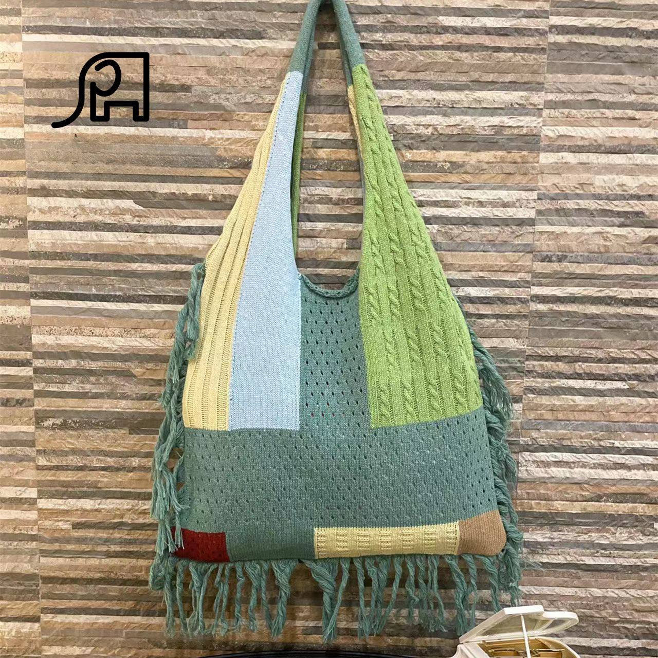 Vintage Tassels Knitted Shoulder Bags