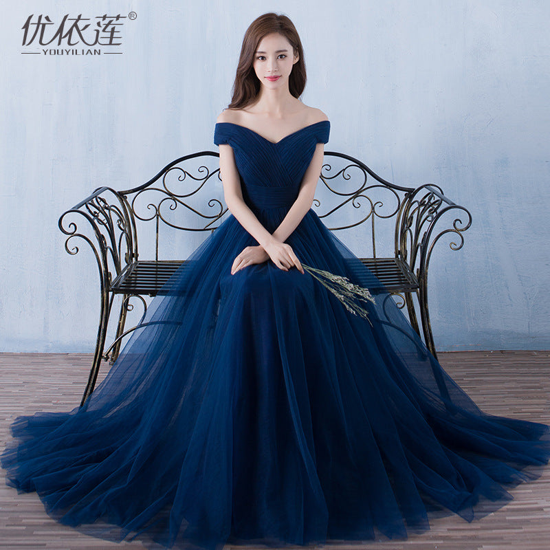 Elegant Off The Shoulder Long Party Dresses