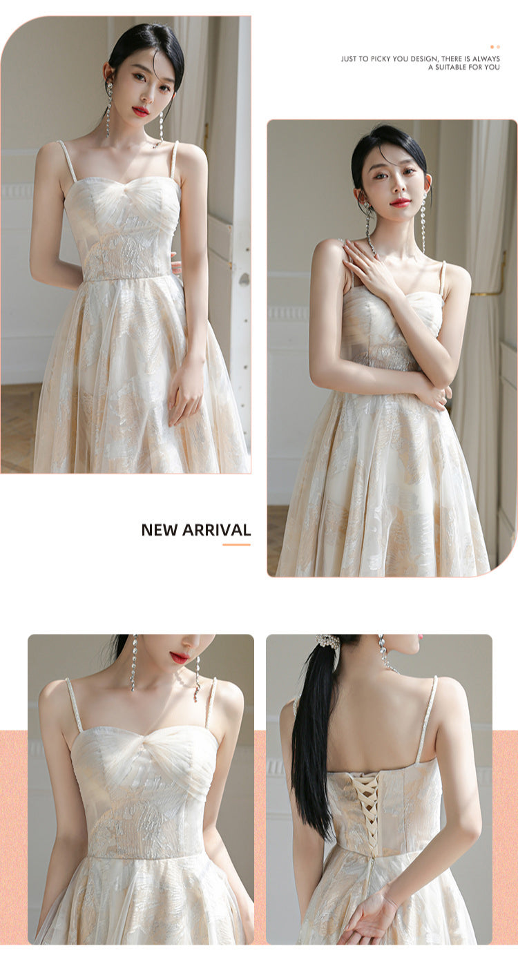 Fashion Champagne Bridesmaid Dresses