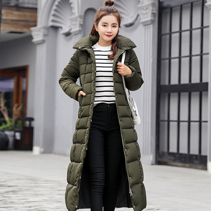 Fashion Winter Cotton Long Women Outerwear