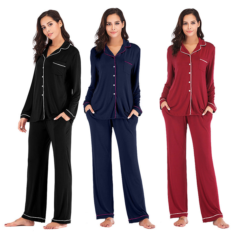 Women Long Sleeves Winter Pajamas