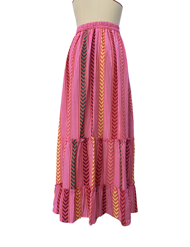 Bohemian Fall Long Skirts for Women