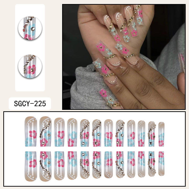 Fashion Wearable Extra Long Press on Nails