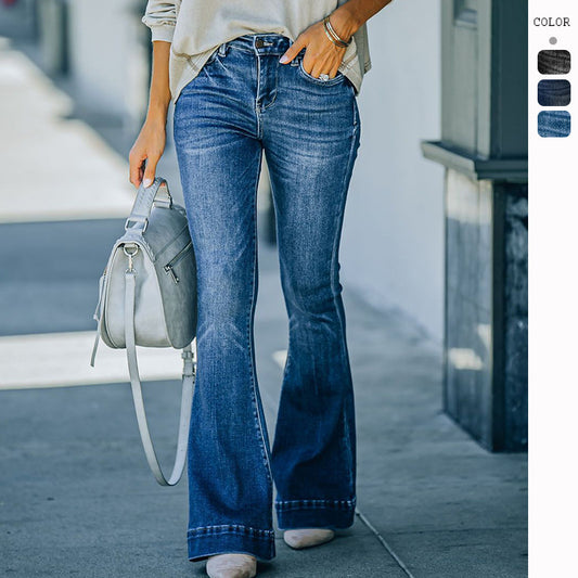 Fashion Women Trumpet Jeans