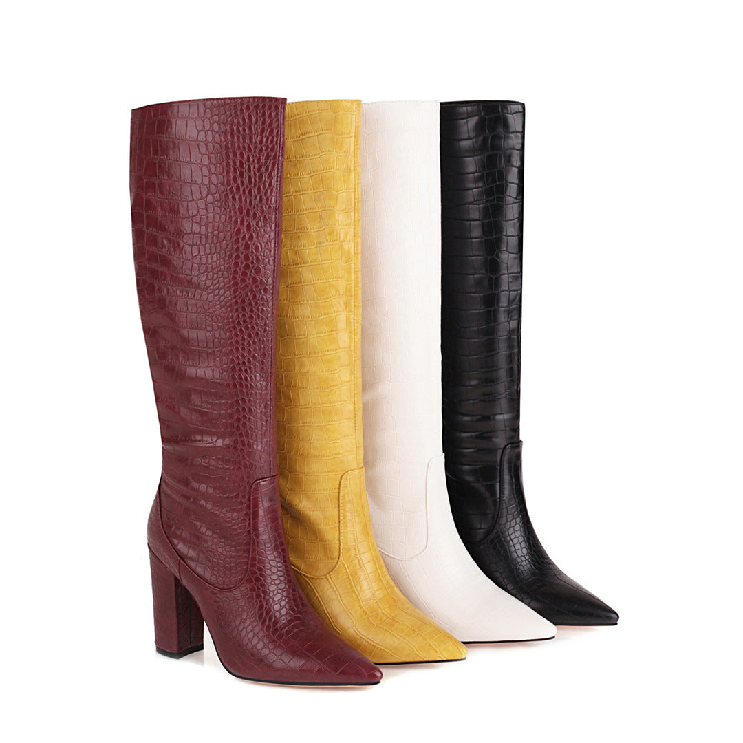 Fashion Peep Toe Plus Sizes Boots for Women