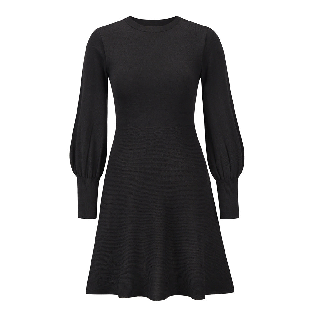 Elegant Plus Sizes Knitted Short Dresses