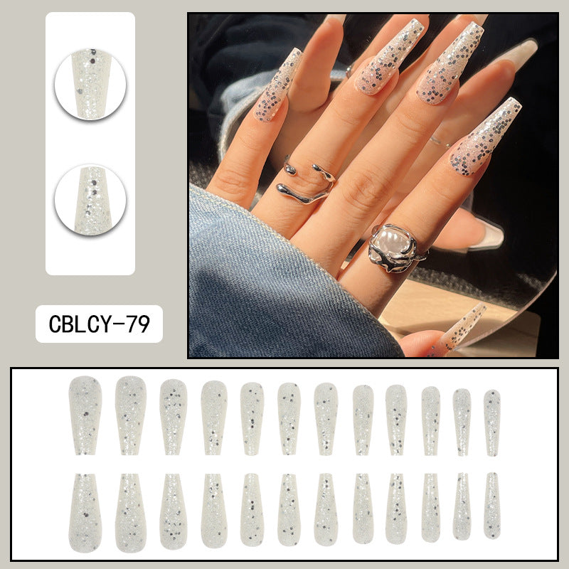 Fashion Detachable Extra Long Press on Nails