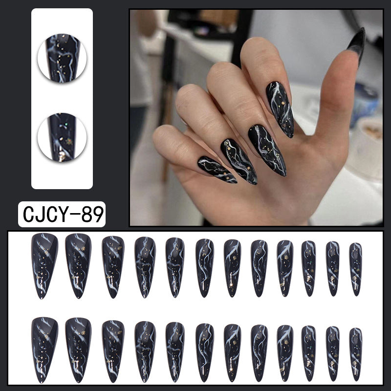 Fashion Gradient Color Extra Long Press on Nails