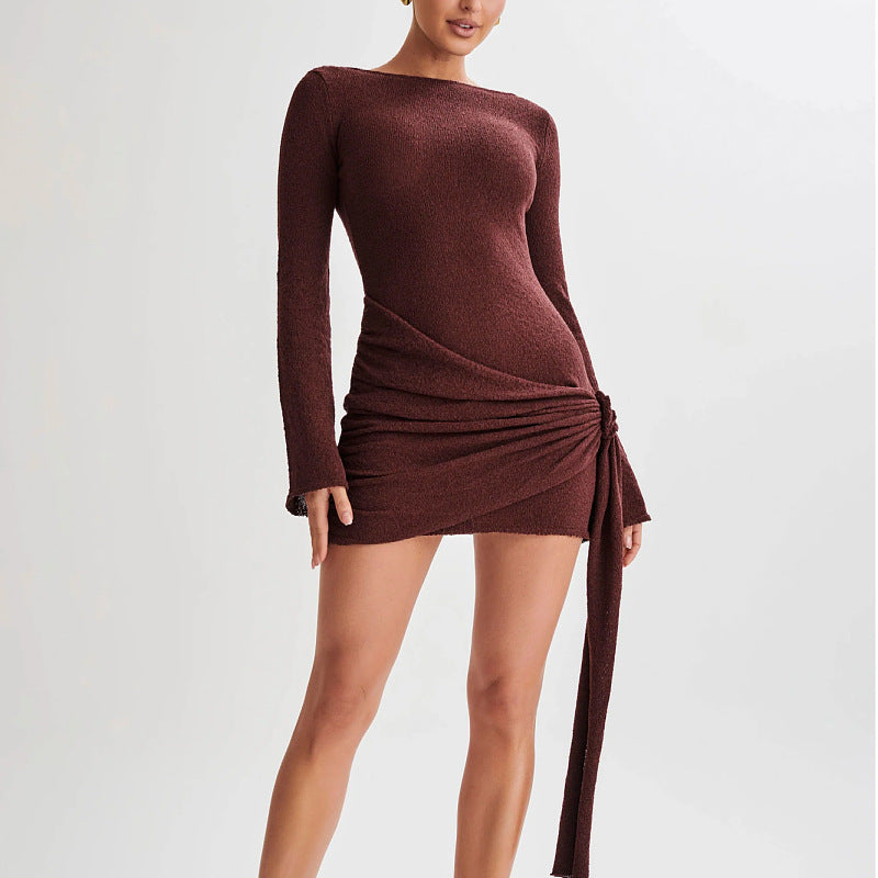 Sexy Summer Knitted Mini Dress