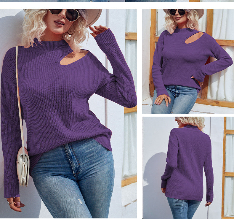 Fashion Knitted Pullover Sweaters for Women