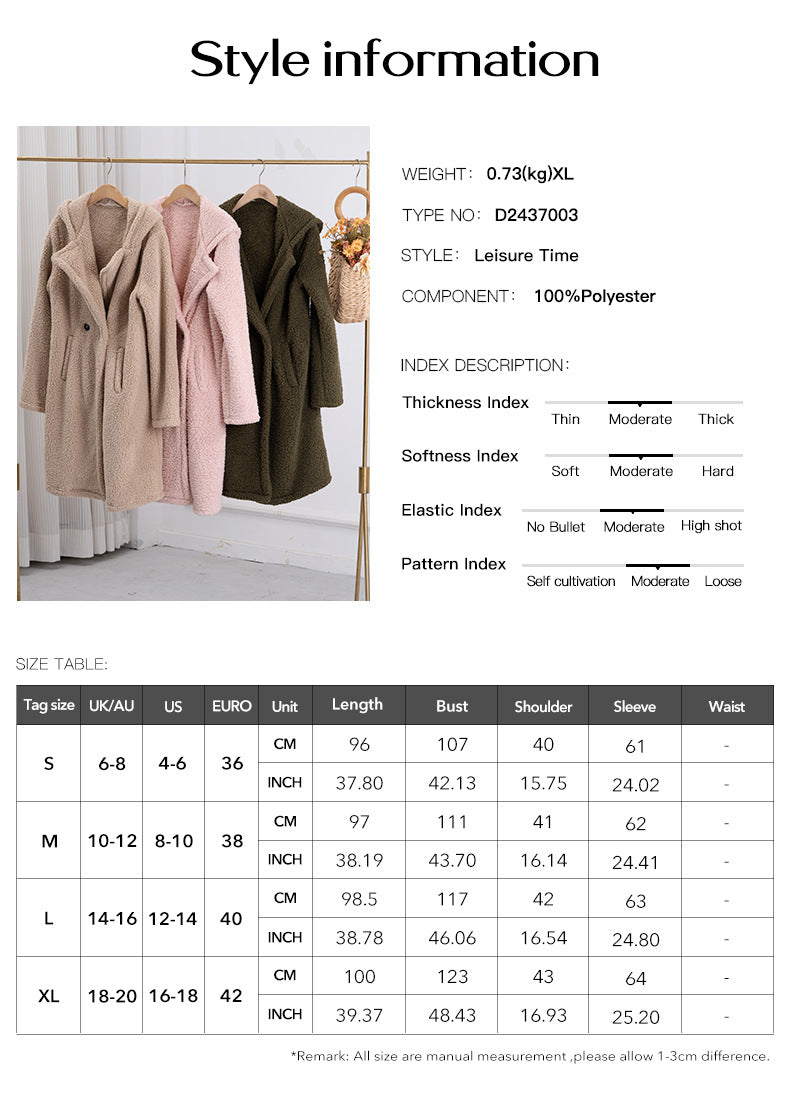 Fashion Sueding Craft Women Winter Outerwear