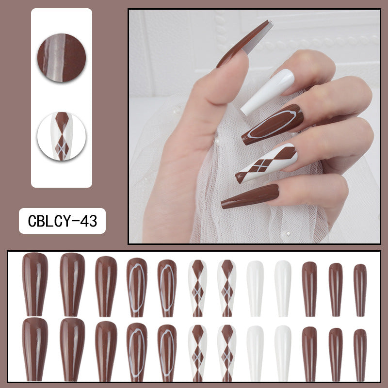 Fashion Detachable Extra Long Press on Nails