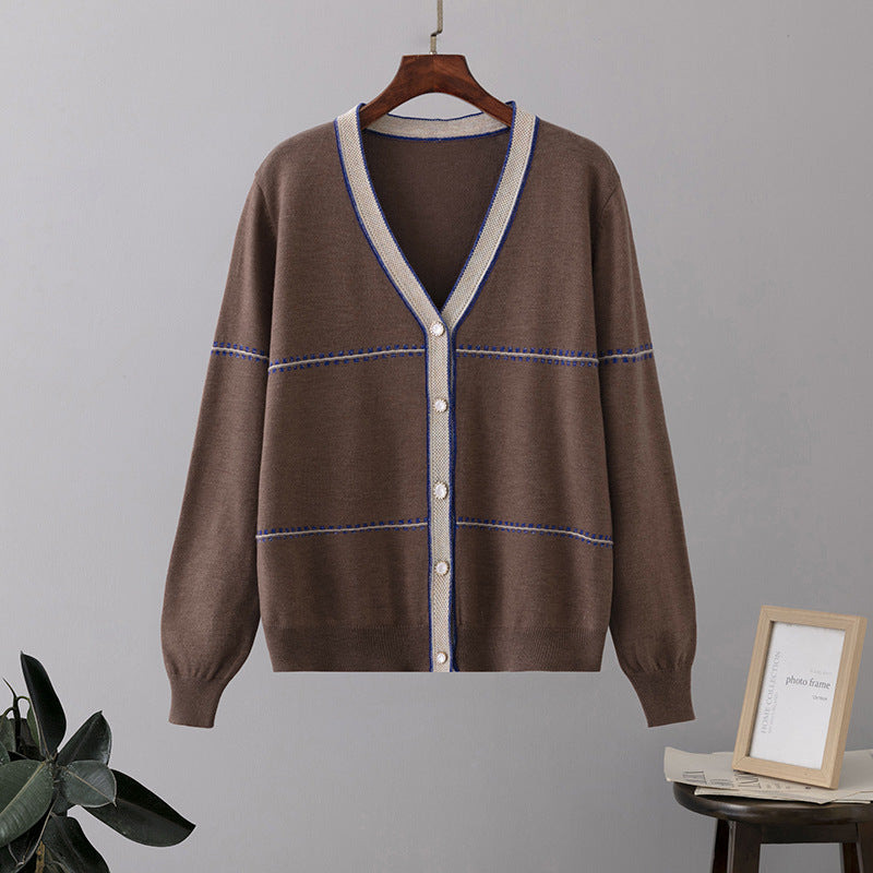 Vintage Loose Knitted Cardigan Sweaters