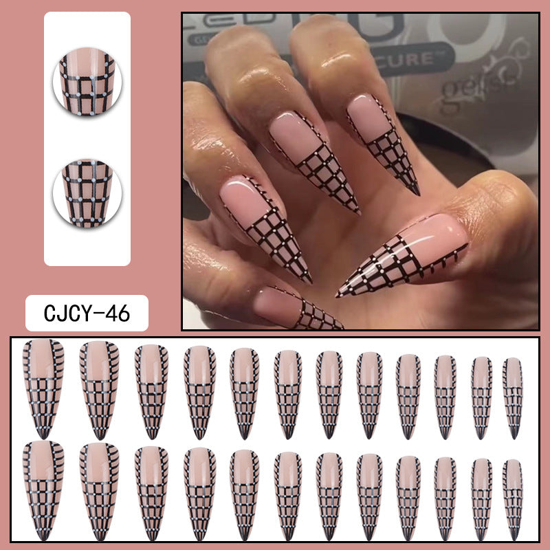 Fashion Detachable Extra Long Press on Nails