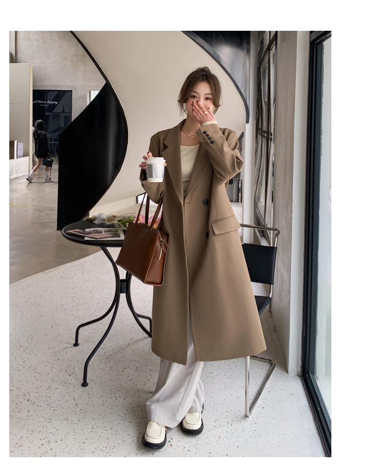 Fashion Spring Long Blazer Coats for Women