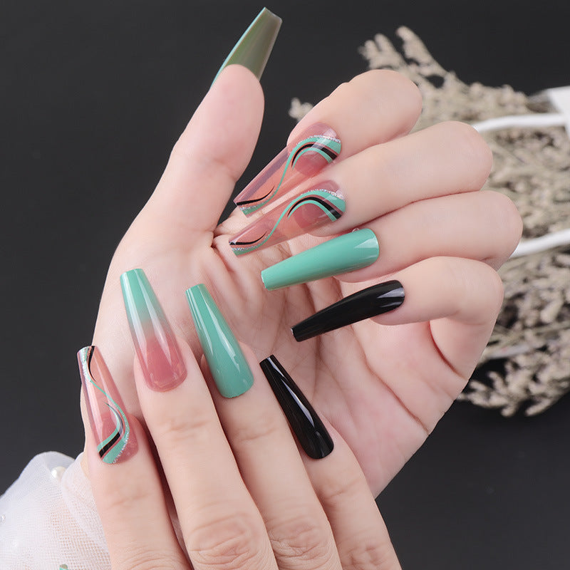 Fashion Detachable Extra Long Press on Nails