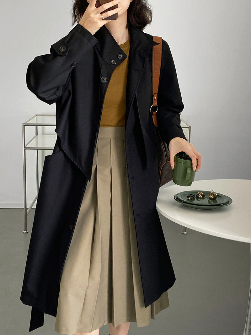 Designed Winter Long Overcoat for Women