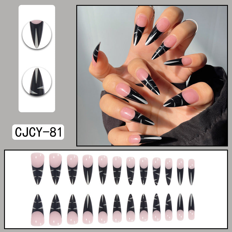 Fashion Detachable Extra Long Press on Nails