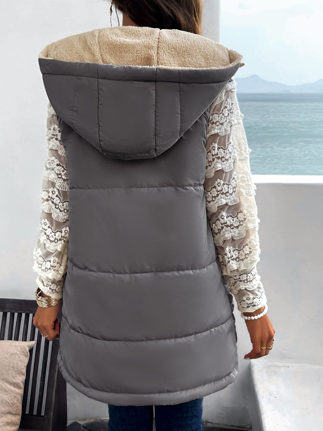 Casual Winter Women Vest Outerwear