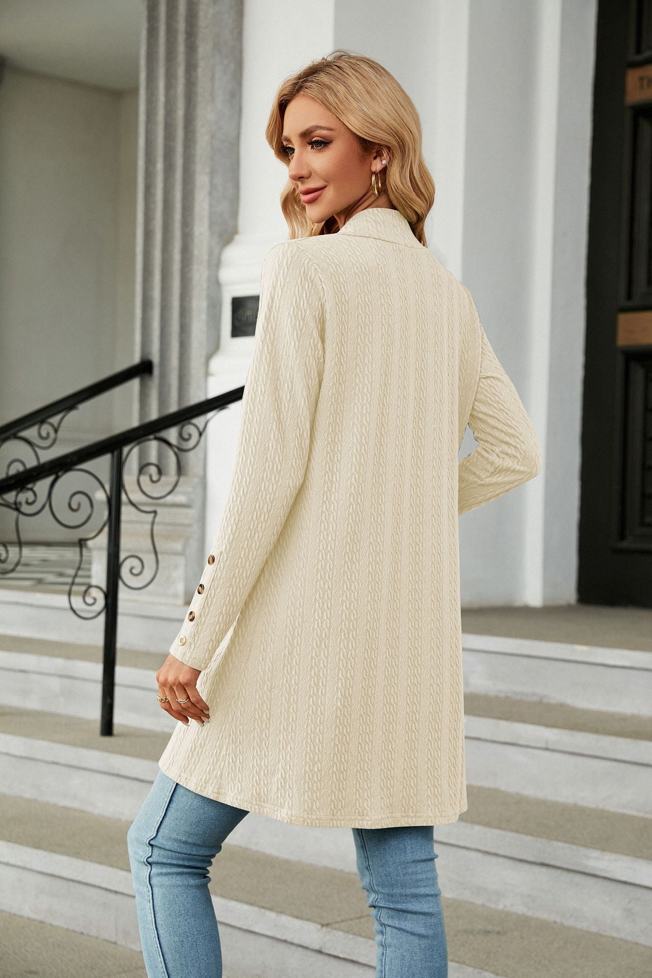 Casual Women Long Sleeves Knitted Cardigans