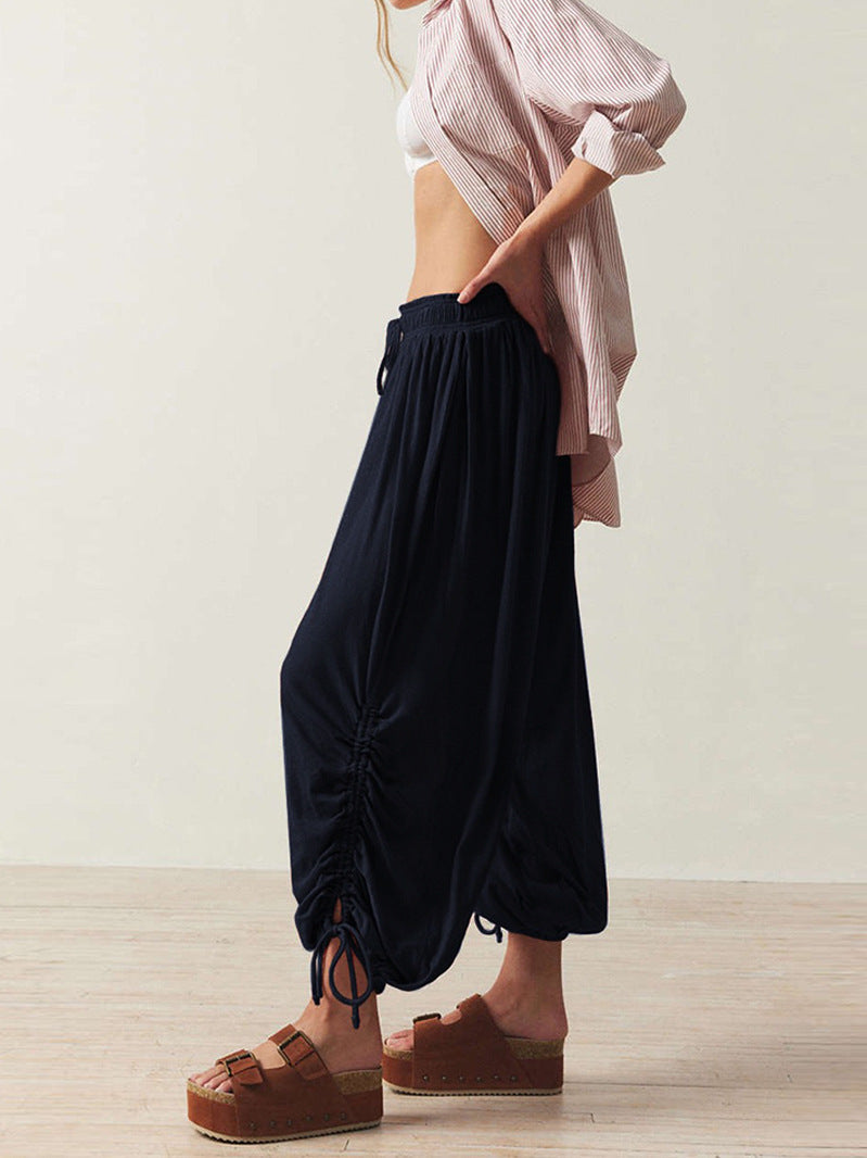 Casual Summer Drawstring Women Pants