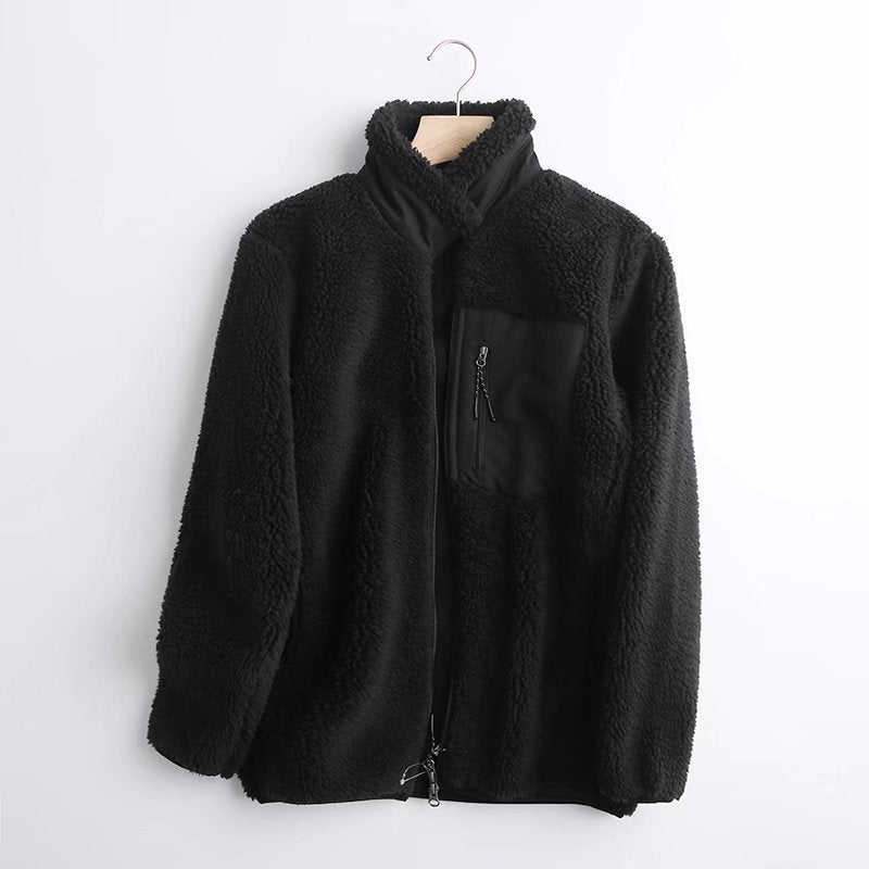 Casual Women and Men Winter Fleece Jacket Coats