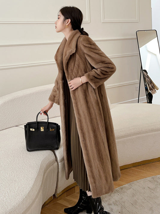 Luxurious Faux Fur Winter Warm Overcoats for Women