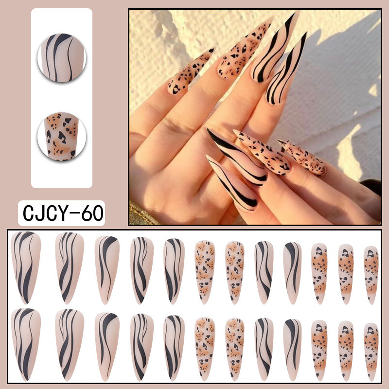 Fashion Detachable Extra Long Press on Nails