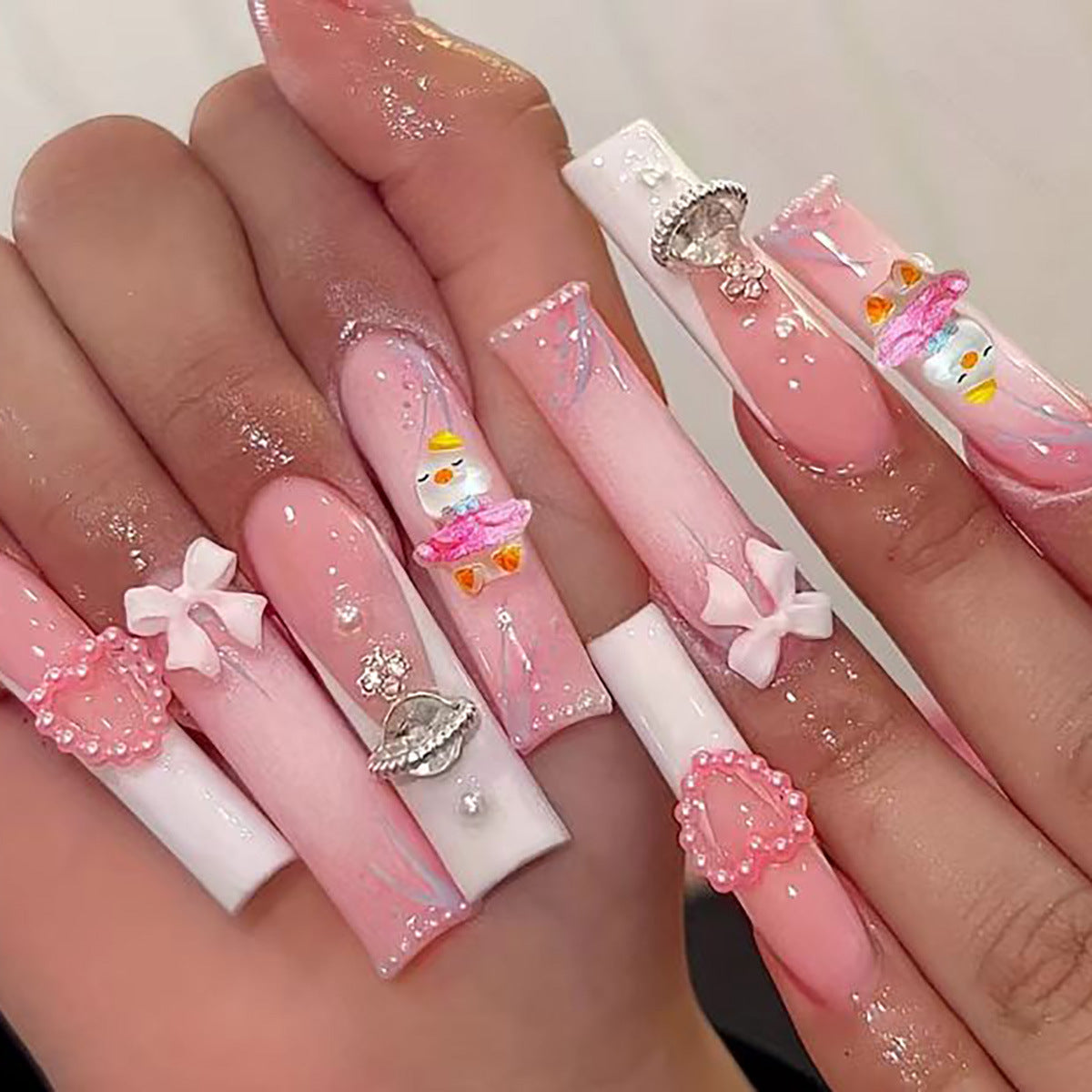 Fashion Wearable Extra Long Press on Nails