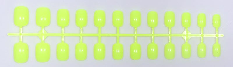 Simple Light Round Short Press on Nails