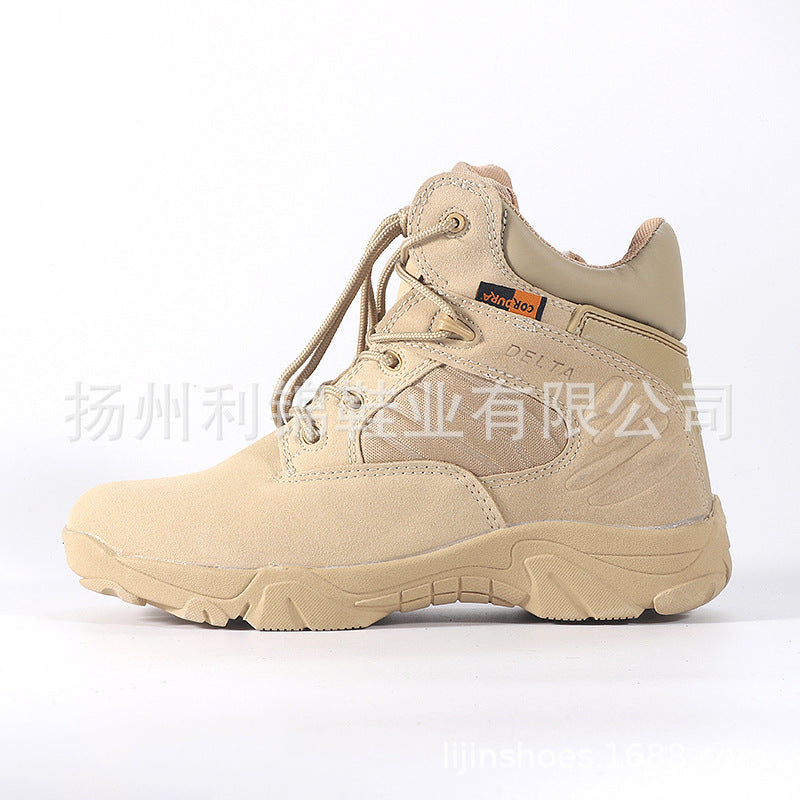 Durable Hiking Boots Sand Tactical Shoes for Men